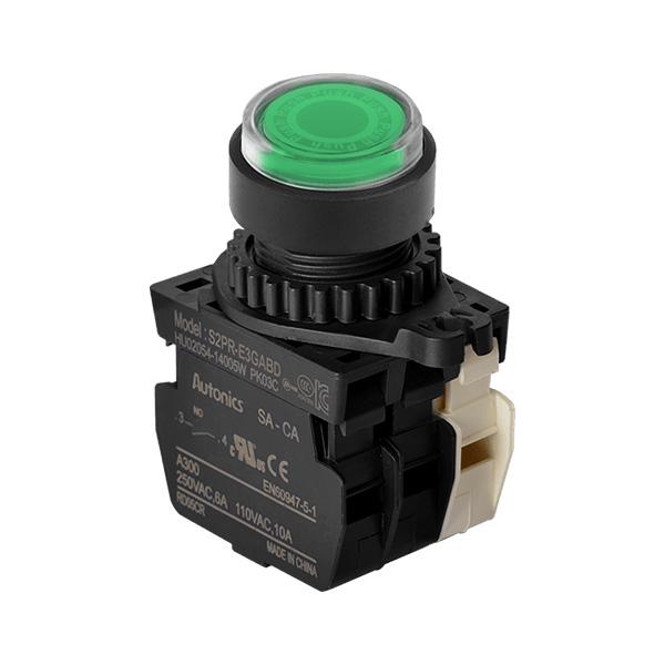 Ø22/25 누름버튼 스위치 S2PR-E3GABD