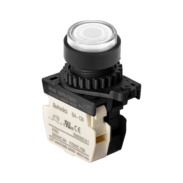 Ø22/25 누름버튼 스위치 S2PR-E3WBLM