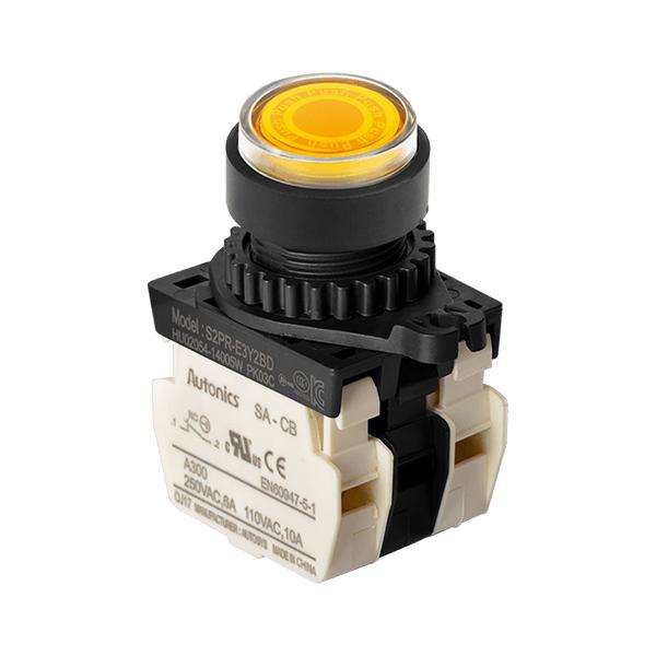 Ø22/25 누름버튼 스위치 S2PR-E3Y2BL