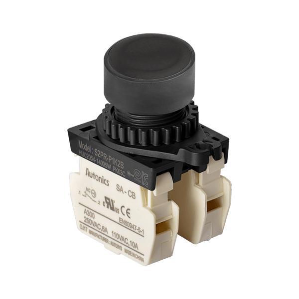 Ø22/25 누름버튼 스위치 S2PR-P1K2B
