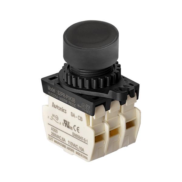 Ø22/25 누름버튼 스위치 S2PR-P1K3B