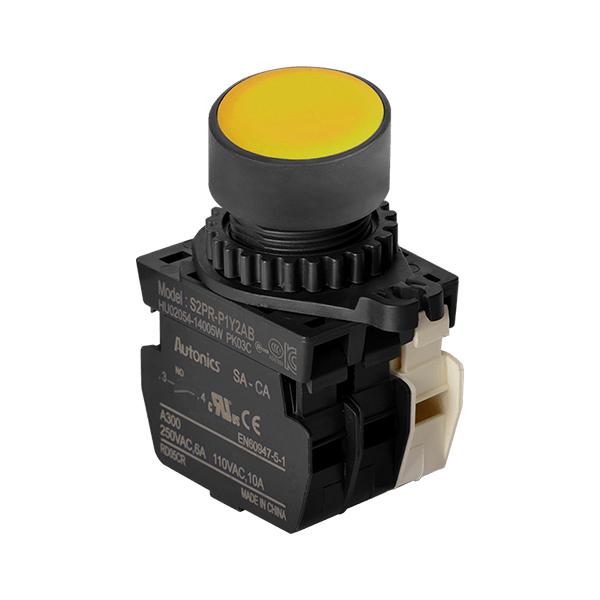 Ø22/25 누름버튼 스위치 S2PR-P1Y2AB