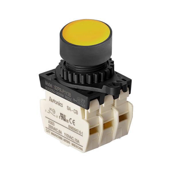 Ø22/25 누름버튼 스위치 S2PR-P1Y3BM