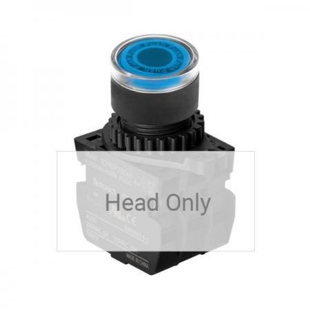 디바이스마트,스위치/부저/전기부품 > 산업용 스위치/제어 기기 > 제어/안전 스위치 > 누름버튼 스위치(25파이 이상),(주)오토닉스,Ø22/25 누름버튼 스위치 S2PR-P3B,취부경 Ø22/25 누름버튼스위치 / 외형:원형 / 버튼형태:[조광형] 돌출형 / 색상:청색 / 화살표방향:일반 / 접점블록:없음 / LED블록:없음 / 신형 접점블록