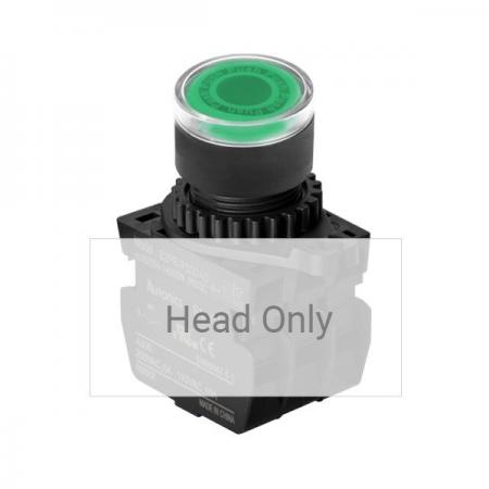 디바이스마트,스위치/부저/전기부품 > 산업용 스위치/제어 기기 > 제어/안전 스위치 > 누름버튼 스위치(25파이 이상),(주)오토닉스,Ø22/25 누름버튼 스위치 S2PR-P3G,취부경 Ø22/25 누름버튼스위치 / 외형:원형 / 버튼형태:[조광형] 돌출형 / 색상:녹색 / 화살표방향:일반 / 접점블록:없음 / LED블록:없음 / 신형 접점블록