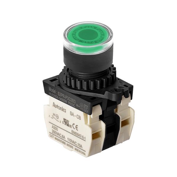 Ø22/25 누름버튼 스위치 S2PR-P3G2BD