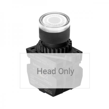 디바이스마트,스위치/부저/전기부품 > 산업용 스위치/제어 기기 > 제어/안전 스위치 > 누름버튼 스위치(25파이 이상),(주)오토닉스,Ø22/25 누름버튼 스위치 S2PR-P3W,취부경 Ø22/25 누름버튼스위치 / 외형:원형 / 버튼형태:[조광형] 돌출형 / 색상:백색 / 화살표방향:일반 / 접점블록:없음 / LED블록:없음 / 신형 접점블록