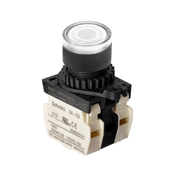 Ø22/25 누름버튼 스위치 S2PR-P3W2BD