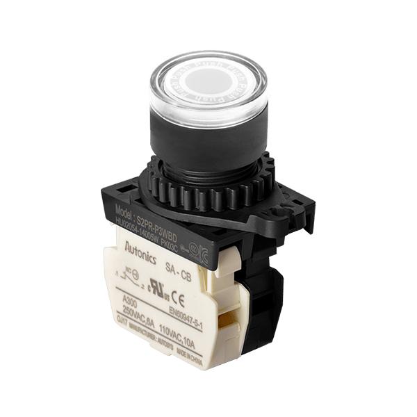 Ø22/25 누름버튼 스위치 S2PR-P3WBDM