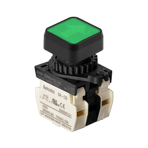 Ø22/25 누름버튼 스위치 S2PRS-P3GL2BD