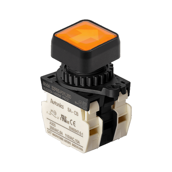 Ø22/25 누름버튼 스위치 S2PRS-P3YL2BD