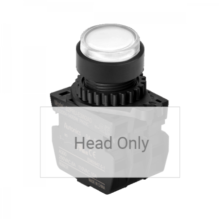 디바이스마트,스위치/부저/전기부품 > 산업용 스위치/제어 기기 > 제어/안전 스위치 > 누름버튼 스위치(25파이 이상),(주)오토닉스,Ø22/25 누름버튼 스위치 S2PRU-E3W,취부경 Ø22/25 누름버튼스위치 / 외형:원형 / 버튼형태:[조광형] 버튼돌출형 / 색상:백색 / 화살표방향:일반 / 접점블록:없음 / LED블록:없음 / 신형 접점블록