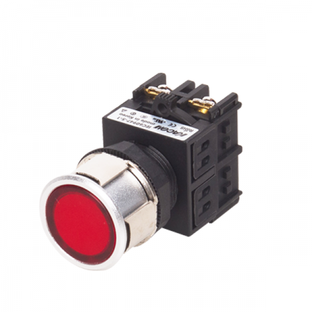 디바이스마트,스위치/부저/전기부품 > 산업용 스위치/제어 기기 > 제어/안전 스위치 > 기타 스위치,KACON,25파이 조광형 표시등 스위치 K25F-17,ø25 / LED 조광형 / 6가지색 선택 / 12,24,110(VDC)/110,220(VAC) 선택