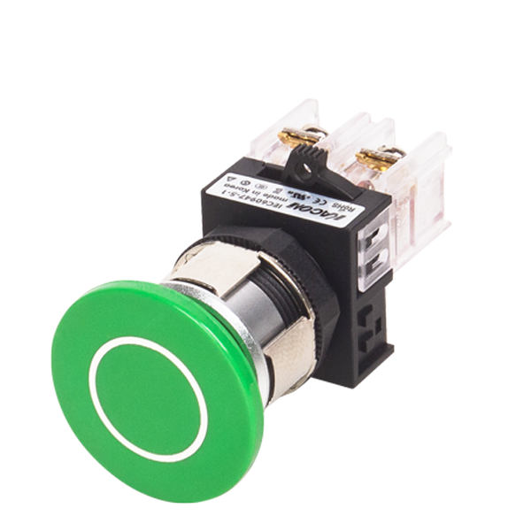 25파이 버섯누름 유지 스위치 K25F-31-N40 (40파이버튼)