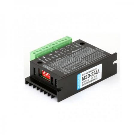 디바이스마트,기계/제어/로봇/모터 > 모터드라이버 > 스텝모터 드라이버 > 브랜드(모터뱅크) 스텝모터 드라이버,MotorBank,4A 32분주 마이크로스텝드라이버 MSD-224A 2상 스테핑모터 드라이버,정현파 PID제어 / 스텝모터 / 드라이버