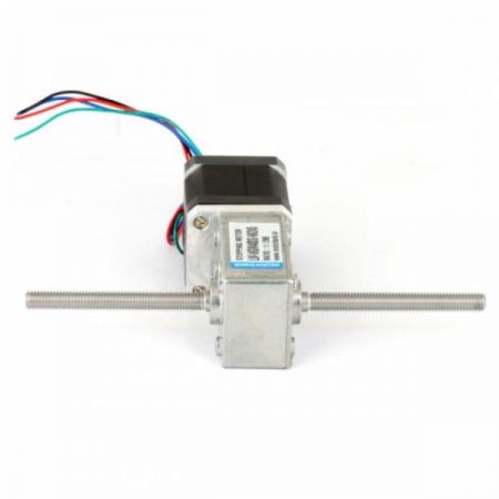 디바이스마트,기계/제어/로봇/모터 > 모터드라이버 > 스텝모터 드라이버 > 브랜드(모터뱅크) 스텝모터 드라이버,MotorBank,웜기어 리니어 스테핑모터 LM-WGM40DS-NK245 더블샤프트,소형 웜감속기 리니어 / 스테핑모터 2상 바이폴라 메탈기어 / 스크류 피치:1.25mm