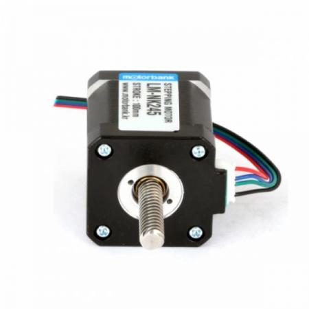 디바이스마트,기계/제어/로봇/모터 > 모터드라이버 > 스텝모터 드라이버 > 브랜드(모터뱅크) 스텝모터 드라이버,MotorBank,42각 2상 바이폴라 1.8도 스테핑모터 LM-NK245 스트록100MM,정현파 PID제어로 탈조가 없고 고속 운전이 되는 고성능 스텝모터 드라이버