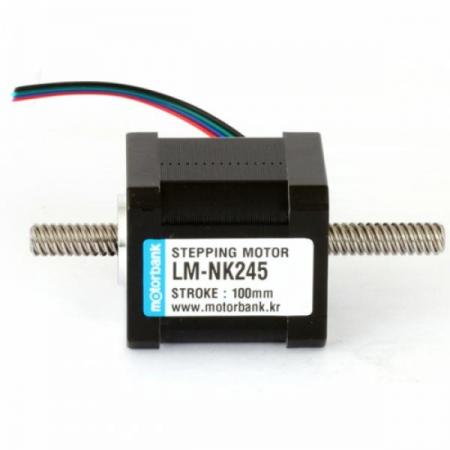 디바이스마트,기계/제어/로봇/모터 > 모터드라이버 > 스텝모터 드라이버 > 브랜드(모터뱅크) 스텝모터 드라이버,MotorBank,42각 2상 바이폴라 1.8도 스테핑모터 LM-NK245 스트록100MM,정현파 PID제어로 탈조가 없고 고속 운전이 되는 고성능 스텝모터 드라이버