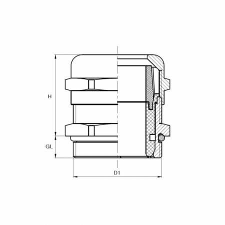 디바이스마트,공구함/작업대/엔클로저 > 브랜드박스 > 박스코(BOXCO) 엔클로저 > 박스코 케이블그랜드,BOXCO,방폭 메탈 케이블그랜드 BC-HSM-EX-P9,BOXCO / 방폭 메탈 케이블그랜드 PG타입 / Cable ø(mm) 4~8