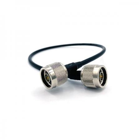 디바이스마트,커넥터/PCB > RF커넥터/케이블 > RF 케이블 어셈블리,국제전파,NP-NP Cable - 1m (RG-58),RF Cable assembly / 커넥터 A: N-C-58 / 커넥터B: N-C-58 / 케이블사양: RG-58 / 저항:50옴 / 케이블 길이: 1m