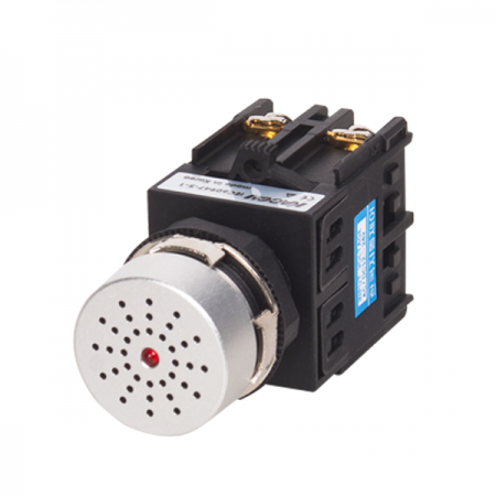 디바이스마트,스위치/부저/전기부품 > 부저/스피커/사이렌 > 부저 > 산업용 부저,KACON,25파이 비조광 부저 K25F-BZ-AL,ø25 / 90VAC ~ 240VAC / 12VDC ~ 24VDC 전압선택 가능