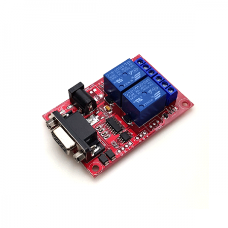 디바이스마트,MCU보드/전자키트 > 전원/신호/저장/응용 > 릴레이,한진데이타,RS232C 시리얼 제어 릴레이 2-포트모듈 (P2512-7),RS232C으로 릴레이 제어가 가능한 모듈