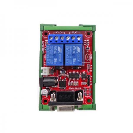 디바이스마트,MCU보드/전자키트 > 전원/신호/저장/응용 > 릴레이,한진데이타,RS232C 시리얼 제어 릴레이 2-포트모듈 (P2512-7),RS232C으로 릴레이 제어가 가능한 모듈