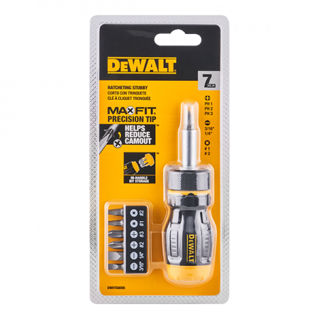 디바이스마트,수공구/전자공구/전동공구 > 작업공구 > 드라이버류 > 라쳇드라이버,디월트,7 in 1 멀티비트 라쳇 주먹드라이버 DWHT68005,전장 250mm / 무게 0.1Kg / 재질 크롬바나디움 / 손잡이에 편리한 비트 보관