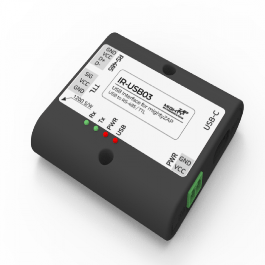 mightyZAP 미니 리니어 서보 액츄에이터용 PC USB 인터페이스 보드 (IR-USB03)