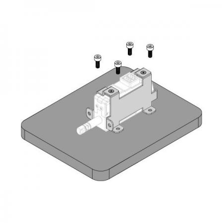 디바이스마트,기계/제어/로봇/모터 > 모터류 > 마운트/브라켓/허브/기어박스,아이알로봇,IR-MB04,mightyZAP 미니 리니어 서보모터용 메탈브라켓으로 26mm, 27mm Stroke 수직장착용 제품입니다.