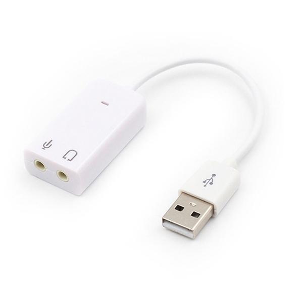 USB 사운드 카드 (USB Virtual Sound Card) (3D Virtual 7.1Channel External USB Sound Card) (PN-USBESC)