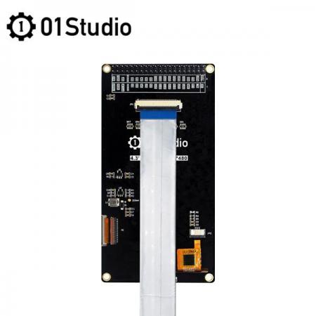 디바이스마트,오픈소스/코딩교육 > 라떼판다/비글본/기타,01Studio,DaVinci용 4.3인치 RGB TFT LCD 터치스크린 모듈 [DV LCD-4.3T],DaVinci TKM32F499 개발보드용 24비트 병렬 버스 800x400 터치스크린 모듈