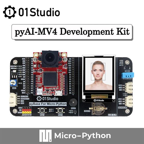 MicroPython 0.3MP 카메라 STM32 AI 임베디드 개발키트 [pyAI-MV4 KIT]