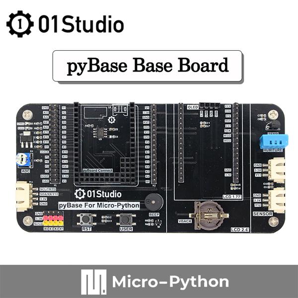 MicroPython 개발보드용 임베디드 확장보드 [pyBase]