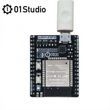 디바이스마트,오픈소스/코딩교육 > 파이썬/IoT 개발 보드 > ESP32,01Studio,MicroPython ESP32 무선통신 개발보드 [pyWiFi-ESP32],ESP32를 탑재한 MicroPython 와이파이 블루투스 개발보드