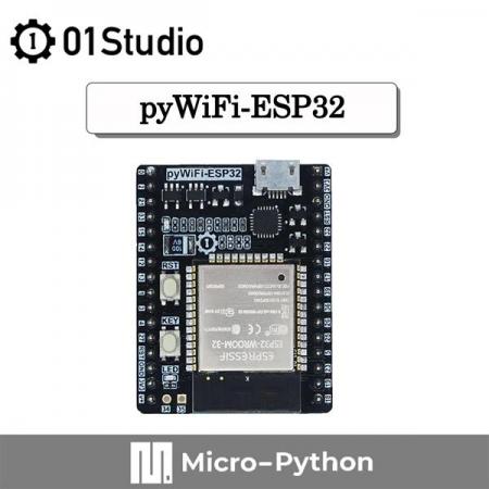 디바이스마트,오픈소스/코딩교육 > 파이썬/IoT 개발 보드 > ESP32,01Studio,MicroPython ESP32 무선통신 개발보드 [pyWiFi-ESP32],ESP32를 탑재한 MicroPython 와이파이 블루투스 개발보드