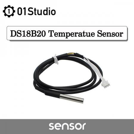 디바이스마트,MCU보드/전자키트 > 센서모듈 > 온도/습도 > 온도센서,01Studio,pyBase용 프로브형 온도센서 [Base DS18B20],pyBase에서 사용 가능한 DS18B20 프로브타입 온도센서 모듈