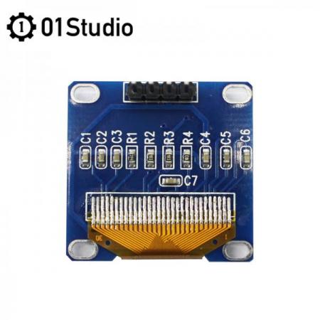 디바이스마트,LED/LCD > LCD 캐릭터/그래픽 > 그래픽 OLED,01Studio,pyBase용 0.9인치 OLED 화이트 모듈 [Base OLED-0.9W],pyBase에서 사용 가능한 I2C 128x160 LCD 모듈