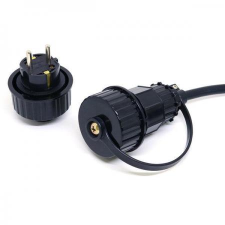 디바이스마트,커넥터/PCB > 산업/의료/방수 커넥터 > 산업용 커넥터,스마트앤컴퍼니,방수 커넥터 (콘센트+플러그) 검정,건설현장, 공장, 가정에서 침수로 인한 감전 및 누전사고 걱정없이 사용할 수 있는 방수 커넥터 / 일반 220V 전원 제품과 연결하여 편리하게 사용 가능