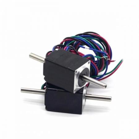 디바이스마트,기계/제어/로봇/모터 > 모터류 > 스텝모터 > 2상 바이폴라 스텝모터,MotorBank,20각 28mm 0.14Kgf.cm 바이폴라 스텝모터 NK806D28 2상 1.8도 더블샤프트,스텝모터 1.8도 스텝각 : 1.8 / 정격전압 : 1.92, 전류 : 0.6 / 저항 : 3.2 / 모터길이 : 28mm / 모터중량 : 50g