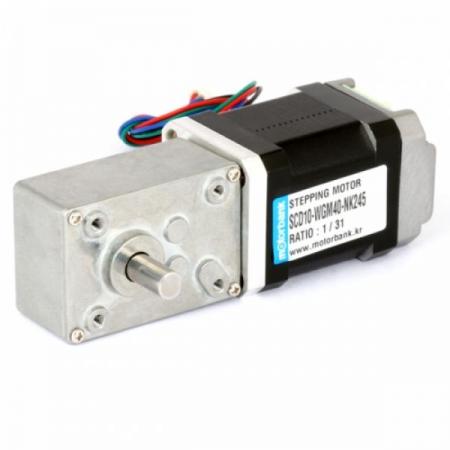 디바이스마트,기계/제어/로봇/모터 > 모터드라이버 > 스텝모터 드라이버 > 브랜드(모터뱅크) 스텝모터 드라이버,MotorBank,웜기어 스텝모터 SCD10-WGM40-NK245 구동 컨트롤러일체형,스테핑모터 2상 바이폴라 볼베어링 자동화기기 / 전압 : DC24V(DC11V~28V) / 전류 : 2A(0~2A) / 무게 : 30g