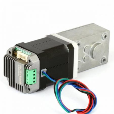 디바이스마트,기계/제어/로봇/모터 > 모터드라이버 > 스텝모터 드라이버 > 브랜드(모터뱅크) 스텝모터 드라이버,MotorBank,웜기어 스텝모터 SBD10N-WGM40DS-NK245 PID제어 드라이브 일체형 더블샤프트,전압12~36V / 전류 1.8A / 중량 50g(pcb 부분)