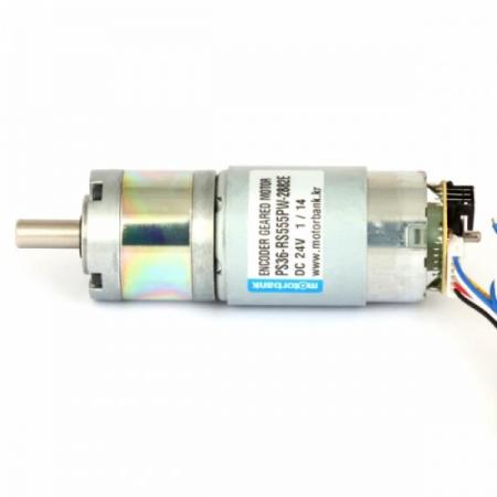 디바이스마트,기계/제어/로봇/모터 > 모터드라이버 > 모션 컨트롤러 > 스텝모터+드라이버,MotorBank,엔코더 유성감속 기어모터 PS36-RS555PW-2882E DC24V 2채널 100cpr,DC24V 고정밀 광학식 2ch 100cpr 마부치 일본 엔코더 DC모터 무게 : 450g