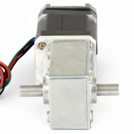 디바이스마트,기계/제어/로봇/모터 > 모터드라이버 > 스텝모터 드라이버 > 브랜드(모터뱅크) 스텝모터 드라이버,MotorBank,웜기어 스텝모터 SBD10-WGM40DS-NK245 스텝모터드라이브 일체형 더블샤프트,감속비 : 1/17 1/31 1/50 1/100 1/200 1/290 / 무게 : 약 600g