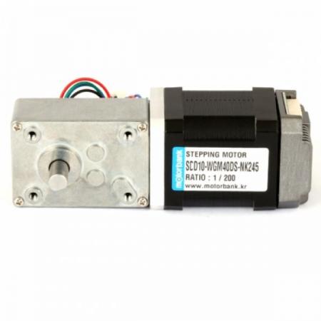 디바이스마트,기계/제어/로봇/모터 > 모터드라이버 > 스텝모터 드라이버 > 브랜드(모터뱅크) 스텝모터 드라이버,MotorBank,웜기어 스텝모터 SCD10-WGM40DS-NK245 스텝모터컨트롤러 일체형 더블샤프트,감속비 : 1/17,1/31,1/50,1/100,1/200,1/290