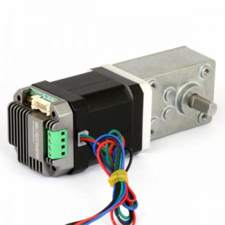 디바이스마트,기계/제어/로봇/모터 > 모터드라이버 > 스텝모터 드라이버 > 브랜드(모터뱅크) 스텝모터 드라이버,MotorBank,웜기어 스텝모터 SCD10-WGM40DS-NK245 스텝모터컨트롤러 일체형 더블샤프트,감속비 : 1/17,1/31,1/50,1/100,1/200,1/290