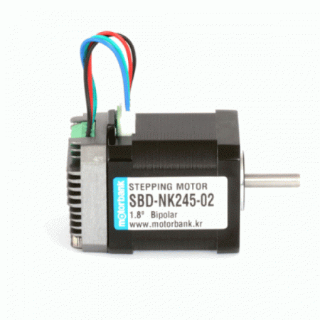 디바이스마트,기계/제어/로봇/모터 > 모터드라이버 > 모션 컨트롤러 > 스텝모터+드라이버,MotorBank,42각 드라이버 일체형 고성능 스테핑모터 SBD-NK245-02 1.8도 5.5Kg.cm FA장비,드라이버 일체형 스텝모터 비전시스템