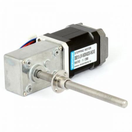 디바이스마트,기계/제어/로봇/모터 > 모터드라이버 > 모션 컨트롤러 > 스텝모터+드라이버,MotorBank,웜기어 리니어스텝모터 SCD10-LM-WGM40-NK245 스텝모터컨트롤러 일체형,감속비 : 1/17, 1/31, 1/50, 1/100, 1/200, 1/290 / 중량 : 570g / 스테핑모터 길이 48mm