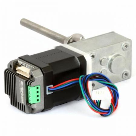 디바이스마트,기계/제어/로봇/모터 > 모터드라이버 > 모션 컨트롤러 > 스텝모터+드라이버,MotorBank,웜기어 리니어스텝모터 SCD10-LM-WGM40-NK245 스텝모터컨트롤러 일체형,감속비 : 1/17, 1/31, 1/50, 1/100, 1/200, 1/290 / 중량 : 570g / 스테핑모터 길이 48mm