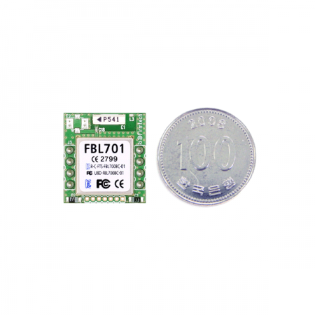 디바이스마트,MCU보드/전자키트 > 통신/네트워크 > 블루투스/BLE,(주)펌테크,블루투스 5.1 저전력 모듈(8핀 헤더 타입) [FBL701BC],8핀 DIP 타입 BLE 통신 모듈/ 통신 거리 10M / 칩안테나 내장 / UART 인터페이스 / 제품 크기 : 18 x 20 x 12mm